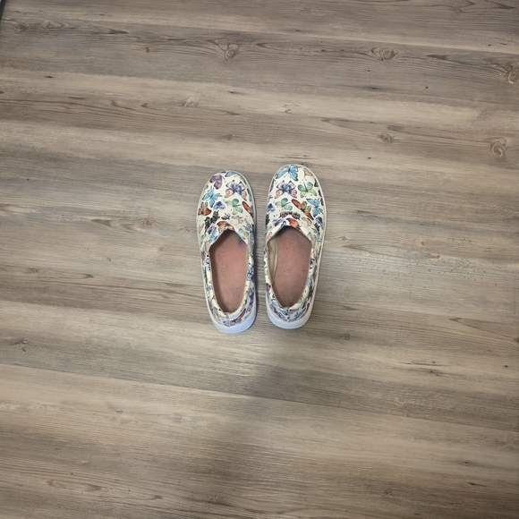 LA Forst Shoes - La Forst Slip Resistant Butterfly Pattern Slip On Clog /Work Shoes Size 9.5